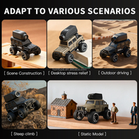 Voiture RC miniature en métal KF32 1/64 avec caméra FPV 720P, contrôle par application Wifi, véhicule de course haute vitesse, télécommande 2.4G, jouet de bureau