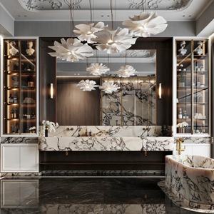 Losas de Mármol Natural Moderno Calacatta Viola para Encimeras de Cocina, Revestimiento de Paredes, Muebles para el Hogar, Azulejos para Pisos, Decoración del Hogar - Product Image 4