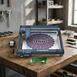 B1 30W Brand <b>Laser</b> Engraving <b>Machine</b> Basic Set Acrylic Stone <b>Metal</b> Plastic Glass Rubber Wood Plywood MDF Home Use - Product Image 3