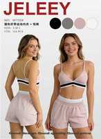Ensemble de yoga 2 pièces : Crop top à cordon de serrage et pantalon taille haute à jambes larges, couleur unie, en Spandex et Polyester, respirant, séchage rapide, Nouvelle Arrivée
