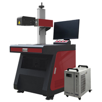 Sistema de Marcado Láser UV Galvo 3D Industrial CKMACHINE de 30W JPT, Marcado de Precisión en Vidrio Curvo, Cerámica e Instrumentos, Nuevo Formato DXF