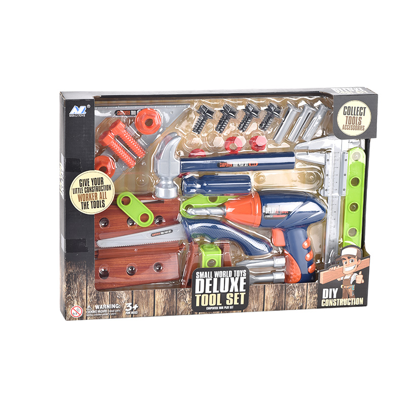 Детские игрушки Мульти Diy мастерская механические электрики ручной инструмент шкаф с ручной инструмент набор