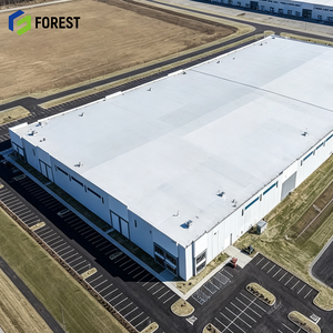 Structure modulaire en acier antiseismique pour entrepôt industriel, terminal de fret en vrac à portée libre - Product Image 1