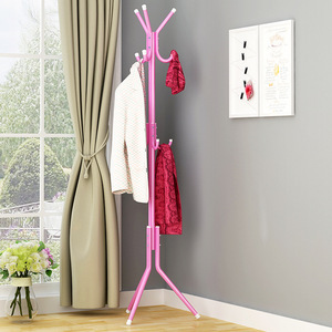 Iron Coat <b>Rack</b> Floor Standing Simple <b>Clothes</b> Organizer For Bedroom 60x18x7cm Metal Single Tier - Product Image 4