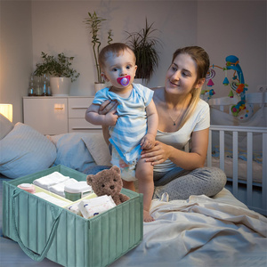 Organizador de Pañales para Bebé, Contenedor de Almacenamiento de Pañales para Guardería y Organizador de Pañales para el Automóvil - Product Image 2