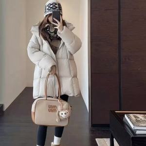 Chaqueta Acolchada Extra Grande con Capucha Desmontable para Mujer, Ligera y Cálida, 2025 |   Personalizable - Product Image 5