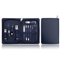 WELLFLYER MS-580 professionnel coupe-ongles Kit pédicure soins outils acier inoxydable hommes toilettage Kit voyage maison cadeau de noël
