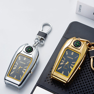 Briquet multifonctionnel avec logo personnalisé, briquet à flamme jet créatif avec boussole, dispositif de charge pour cadeau de Noël - Product Image 4
