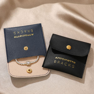 Estuche de Cuero Personalizado de Lujo para Anillos, Pulseras y Pendientes - Cajas de Joyería Pequeñas y Portátiles con Logotipo Personalizado - Product Image 3