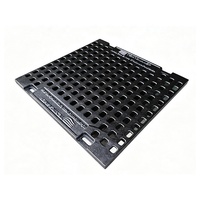 Grilles de caniveau carrées en fonte ductile standard EN124 D400 pour canaux d'eau