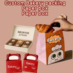 Sacs en papier kraft translucides de haute qualité, résistants à l'huile et au gras, pour emballage de biscuits et produits de boulangerie, pour restaurants - Product Image 6