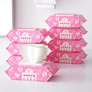 Lingettes humides pour le soin de la peau Lampure OEM, non tissées, extra douces pour bébés - Product Image 1