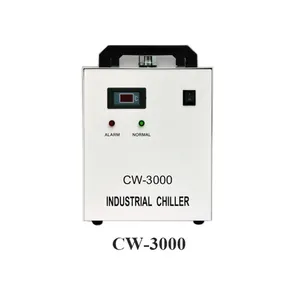 Aurora Laser portátil refrigerado a ar refrigeradores de água CW-3000DG 9L tanque de água para tubo laser CO2