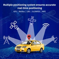 Verrou de sécurité antivol sans fil avec traceur GPS 2G intégré et télécommande pour l'expédition de pièces automobiles de grande valeur