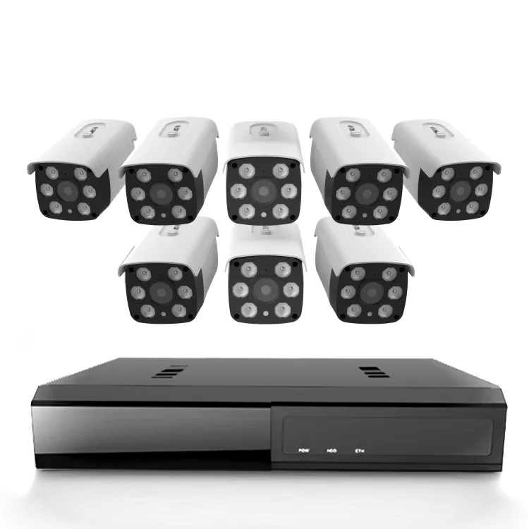 טייוואן CCTV DVR עבור היברידי CCTV חכם בתים מצלמה מעורר אבטחת מערכת התקנה קל 8 מצלמה חכם חיים NVR טלוויזיה במעגל סגור מצלמה סט