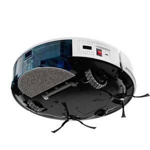 ドロップシッピングNIDECブラシレス2500PA強力な吸引エアダスターWiFiTuyaAPP家庭用床掃除用ロボット掃除機