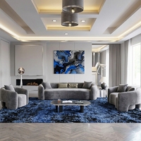 Canapé d'angle incurvé en tissu écologique et durable, style rétro crème, ensemble 1+2+3 places, idéal pour petits appartements – Collection Hôtelier Français Moderne
