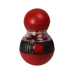 Distributeur de nourriture <span class=keywords><strong>pour</strong></span> animaux de compagnie en forme de capsule ronde <span class=keywords><strong>pour</strong></span> <span class=keywords><strong>chat</strong></span>, avec centre transparent et structure à ouverture par vis, sortie réglable, OEM - Product Image 2