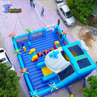Personnalisation d'usine thème baleine château de rebond gonflable videur gonflable toboggan parc enfants enfants aire de jeux gonflable