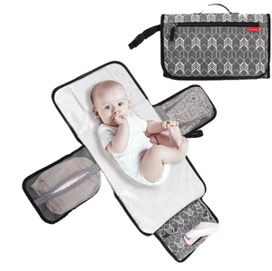 Vente directe <span class=keywords><strong>d</strong></span>'usine, tapis à langer multifonctionnel en polyester imperméable EVA, sac à langer, tapis à langer de voyage pour bébé - Product Image 1