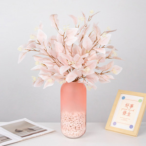 Bouquet d'eucalyptus artificiel Gardenia 49,5 cm, arrangement floral en soie pour la décoration de la maison et des mariages - Product Image 2