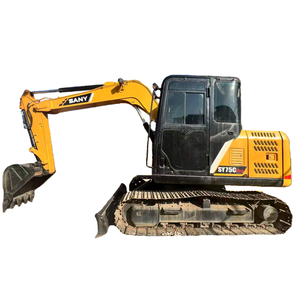 รถขุดมือสองญี่ปุ่น Sany SY75C เครื่องจักรก่อสร้าง สภาพ 90% รถขุดขนาดเล็กมือสอง 7.5 ตัน รถขุดมือสองสำหรับงานวิศวกรรม - Product Image 1