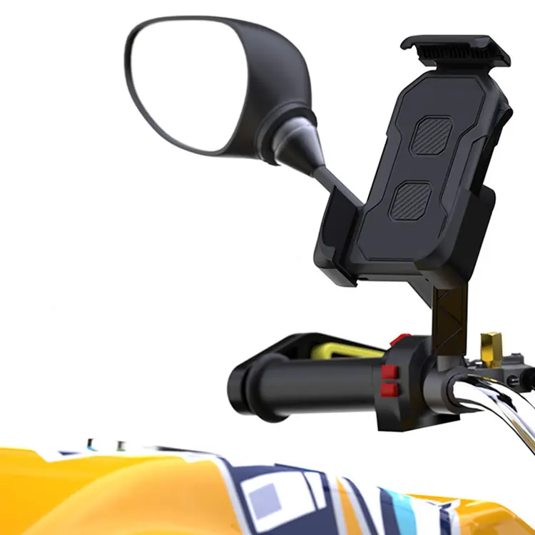 유니버설 오토바이 자전거 조절 방수 휴대 전화 홀더 전화 GPS 자전거 전화 홀더
