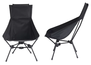 Sedia Pieghevole Ultra-Leggera Senza Attrezzi con Schienale Ergonomico Traspirante per il Tempo Libero - Product Image 2