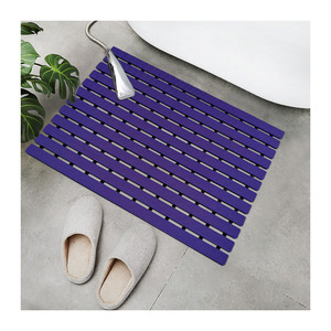 Modedesign PVC Außen dusche Rutsch fester Pool Hohl Kunststoff <span class=keywords><strong>Hotel</strong></span> Bad Sauna Zimmer matte - Product Image 3