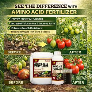 Fertilizante de Aminoácidos <span class=keywords><strong>para</strong></span> Cultivos de Cereales, Fertilizante Líquido Orgánico <span class=keywords><strong>para</strong></span> Trigo, Maíz, Arroz y Vegetales - Product Image 1