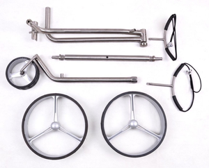 고품질 접히는 휴대용 골프 강요 손수레 트롤리 전기 먼 골프 트롤리 - Product Image 5