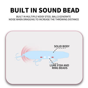 Nouvelle Leurre de Pêche Artificielle Flottante en Plastique 2026, 12g 18g, Type Popper, avec Hameçon à Effet de Sang, pour Lancer Longue Distance - Product Image 5