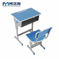 Ensemble de bureau et chaise réglables pour salle de classe, bureau d'apprentissage robuste pour étudiants, mobilier scolaire primaire, bureau et chaise individuels pour étudiants
