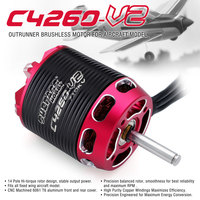 Moteur d'avion RC de qualité C4260 V2 BLD moteur 710kv 600kv pour les modèles d'avions pièces de Drone avion dépasser passe-temps