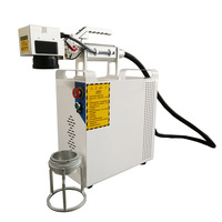 Machine de marquage laser à fibre CNC portative de haute qualité en Chine, 30w 50w 100w, machine de gravure laser pour acier inoxydable et métal