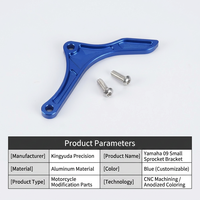 CNC Aerospace Aluminium Street 9T Race Sprocket Bracket Engine Case Saver untuk Yamaha MT-07 MT-09 MT-10 MT-03 MT-15