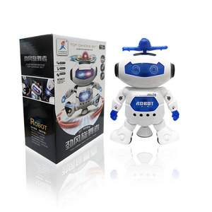 Robot dansant électrique avec musique et effets lumineux pour enfants de 5 à 7 ans, unisexe, fonctionne sur piles - Product Image 1