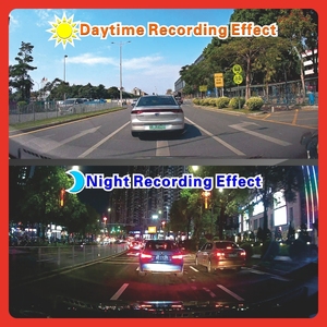 4K Mirror Dash Cam Streaming Media 170 Degree Wide Angle G-sensor Dash Cam WIFI App Control Parking Monitor Mirror <strong>Dashcam</strong> - Product Image 3
