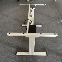 Table élévatrice ergonomique réglable en hauteur pour un seul utilisateur Base électrique 2 pieds Cadre de bureau Getup
