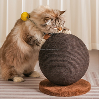 Joli et robuste arbre à chat en jute, griffoir et jouet anti-ennui pour le tranchage des griffes du chat