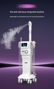 Nueva Máquina Facial Vertical Multifuncional con Ondas Polares EMS, Doble Nano <span class=keywords><strong>Spray</strong></span>, Ultrasónico, Importación de Productos, Equipo para Exfoliar Piel Muerta - Product Image 2