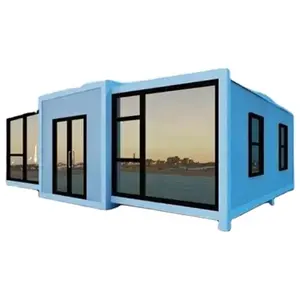 2 Bedroom Portable Modular House 20FT Prefab Expandable Folding Container Home House