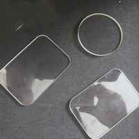 Lentille convexe planaire H-K9L en quartz optique UV, grande et ronde, personnalisable, 2,54 mm, non revêtue, support OEM