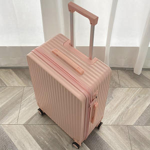 Valise K08 ABS couleur unie 3283093, étanche, antivol, roues pivotantes, ouverture à fermeture éclair, collection Printemps 2021 - Product Image 4