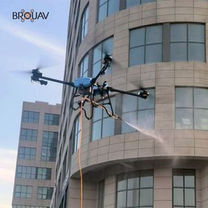 Dron de limpieza de gran altura de alta presión para ventanas y edificios BROUAV con motor, rentable y fácil de operar - Product Image 6