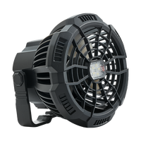 YOUKAIN Lampe à ventilateur électrique rechargeable avec lumière Batterie 5V Grande capacité 3 vitesses de contrôle pour une utilisation en extérieur