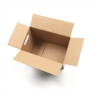 صندوق تعبئة كبير قابل للطي مخصص من الورق المقوى المضلع صندوق شحن أبيض للمشاريع الصغيرة