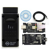 Escáner de Diagnóstico para Automóviles OPCOM V199 para Vehículos Opel 9-12V Negro/Verde 1 Año de Garantía OBD2