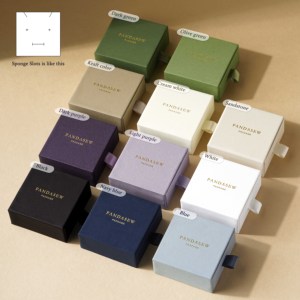PandaSew Custom Logo Sliding <strong>Jewelry</strong> <strong>Box</strong> <strong>Jewelry</strong> Drawer <strong>Box</strong> Cardboard Bracelet Ring Earring Necklace <strong>Jewelry</strong> <strong>Box</strong> - Product Image 5