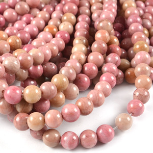 JC Haute qualité <span class=keywords><strong>Pierre</strong></span> Perles En Vrac En Gros <span class=keywords><strong>Rhodonite</strong></span> perles pour la fabrication de bijoux - Product Image 5